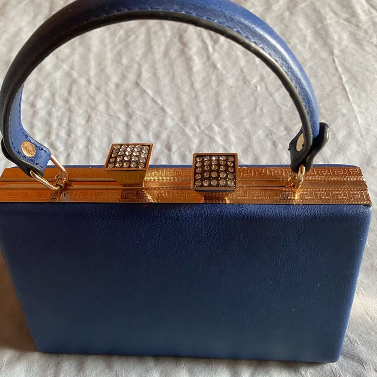 Royal Blue Purse In New Condition, Never Used With Blue Strap. Opens In 2 Compartments As Seen In The Picture. Royal Blue Purse, Blue Purse, The Picture, Wristlets, Clutches, Royal Blue, Top Handle Bag, Color Blue, Bag Lady