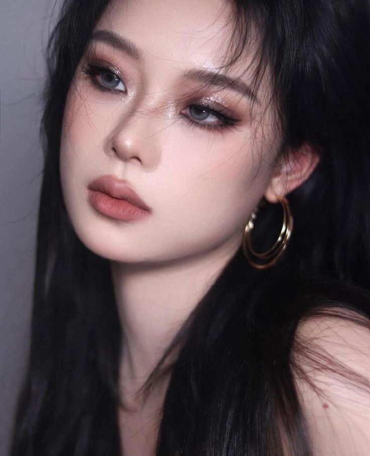 Makeup Layout, Feminine Makeup, Dark Makeup Looks, Asian Makeup Looks, Dark Eye Makeup, Korean Eye Makeup, Formal Makeup, Ulzzang Makeup, Eye Makeup Pictures