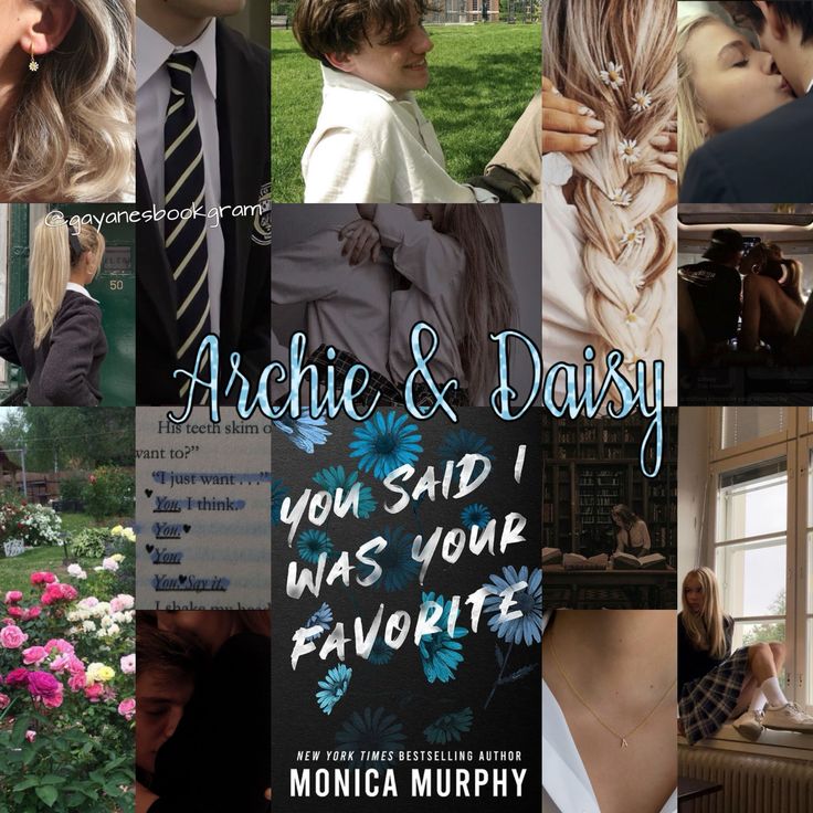 a collage of photos with people in the background and text above them that reads, agnes & daisy you said i was your favorite