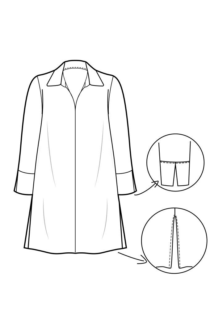 a drawing of a shirt and pants