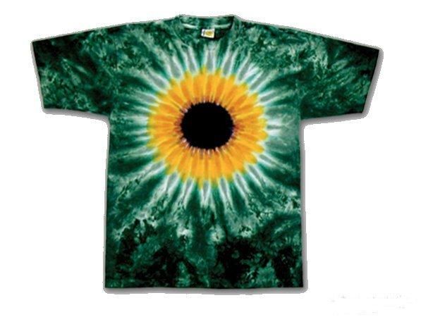 Sunflower Youth tie dye t-shirt Sunflower Thoughts, T Shirt Makeover, Tie Dye Shirts Patterns, Diy Tie Dye Techniques, Diy Tie Dye Designs, Tie Dye Patterns Diy, Diy Tie Dye Shirts, Tie Dye Party, Tie Dye Crafts