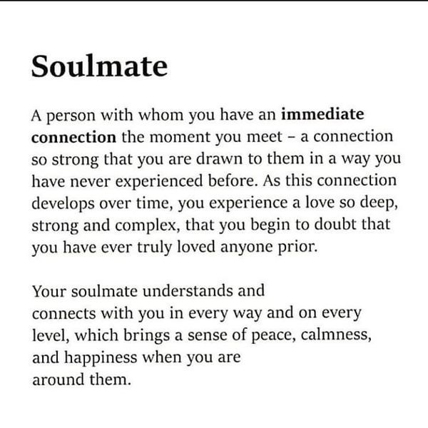 a poem written in black and white with the words soulmate on it's left side