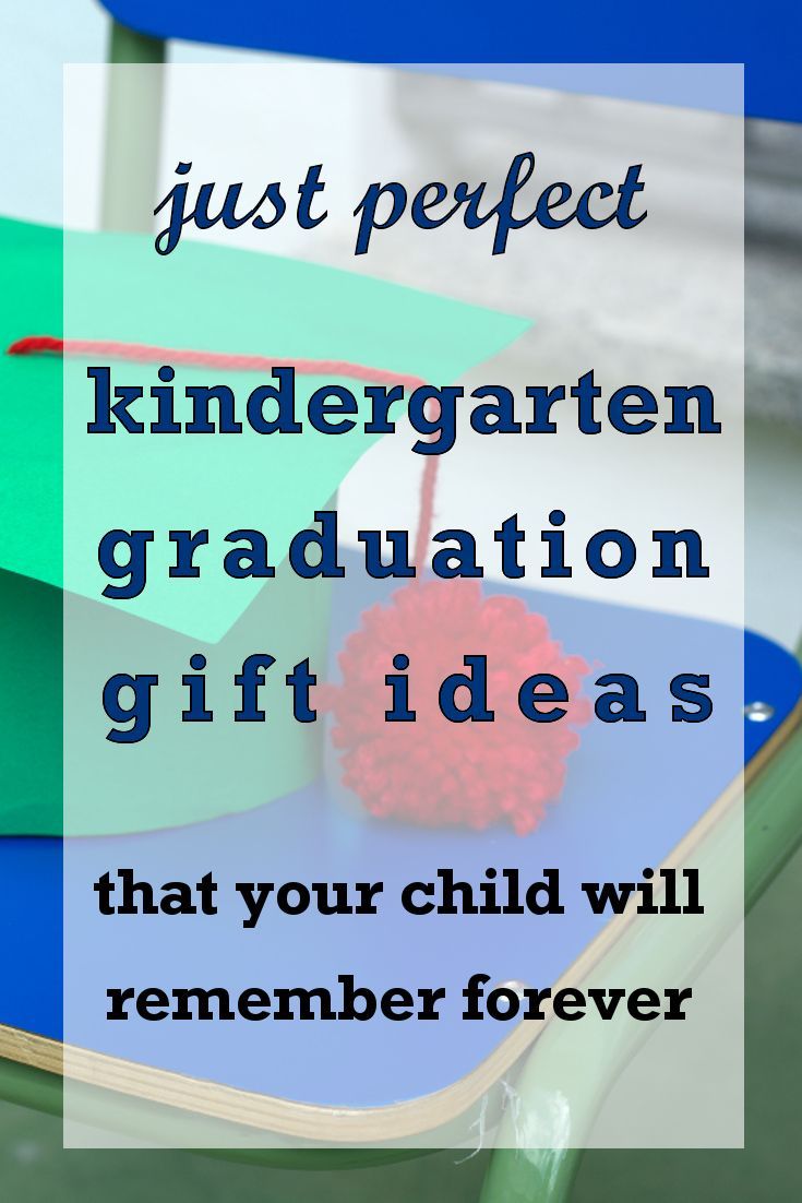 a book with the title just perfect kindergarten graduation gift ideas that your child will remember forever