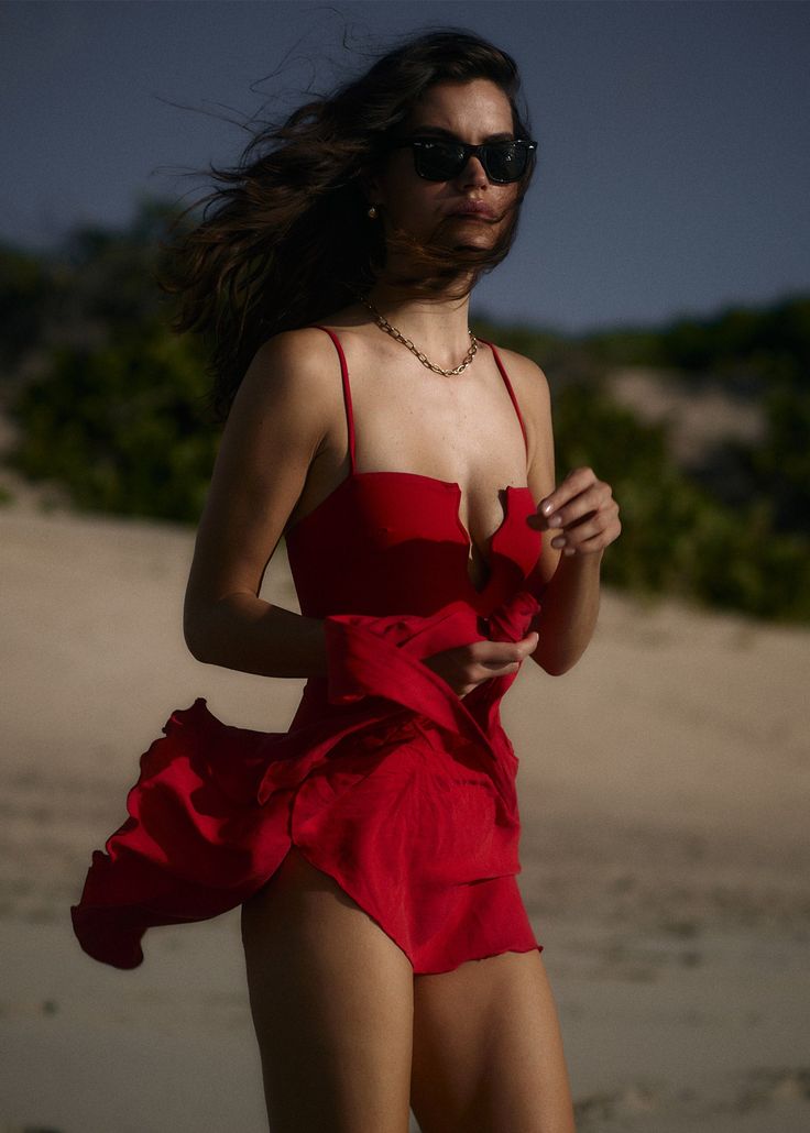 Introducing the Cimilla Skirt, made from Italian 100% tencel. Known for its silky feel and strength, this 100% biodegradable fabric retains shape and luster even after many washes and resists salt water. Perfect for beach outings or boat trips, a classic yet flirty piece that will last many summers. Model is wearing a Size XS/S. Can be tied lower on the hip or higher up on the waist. This style comes in two sizes XS/S and M/L. Red Beach, Tie Skirt, Sun Tan, Brand Story, Boat Trips, Fabric Care, Best Sellers, Biodegradable Products, Salt