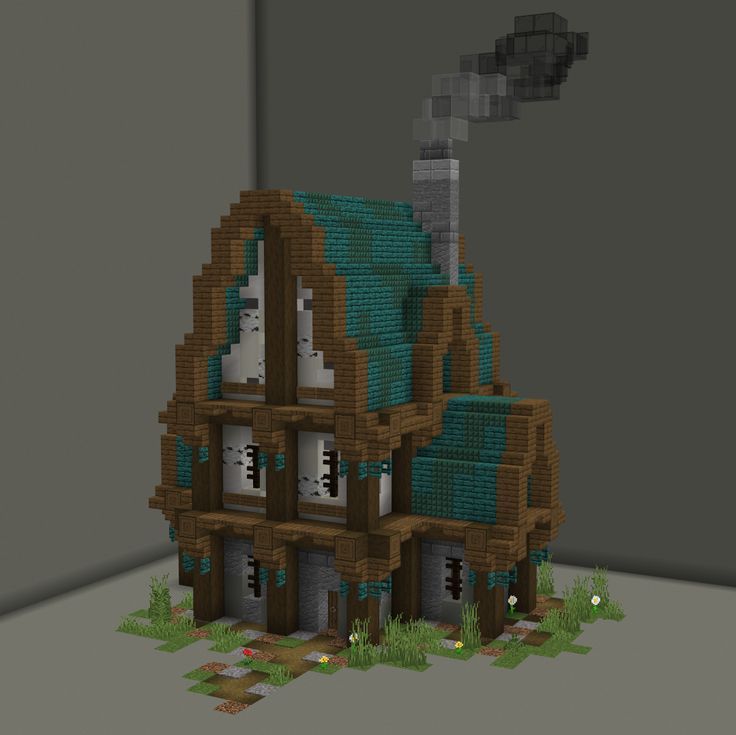 a small house made out of lego blocks