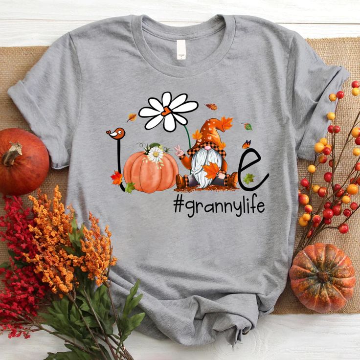 Personalized love granny life flower gnome cute Autumn T-ShirtIf you looking for a personalized t-shirt to show your love to your family, it's will be best choice. Our Classic T-Shirt serves as the perfect short-sleeved shirt for your unique, funny, or personalized designs. Features such as a lay flat collar and a classic?ÿunisex cut will make this your new favorite t-shirt. Brand: Gildan Heavy weight fabric Classic unisex?ÿmakes this an easy fit Size up if you want something roomier Our shirts Flower Gnome, Life Flower, Leopard Pumpkin, Cute Autumn, Turkey Shirts, Leopard Shirt, Autumn T Shirts, Personalized Grandma, Pumpkin Fall