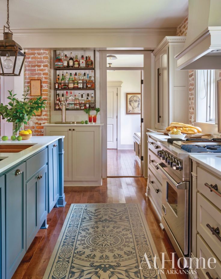 the kitchen is clean and ready for us to use