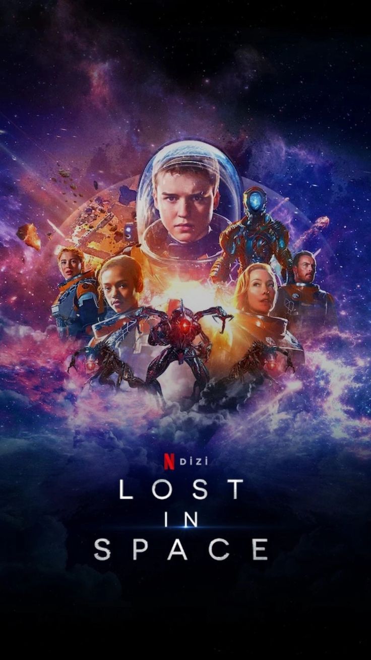 the movie poster for lost in space, starring actors from all over the world and their characters