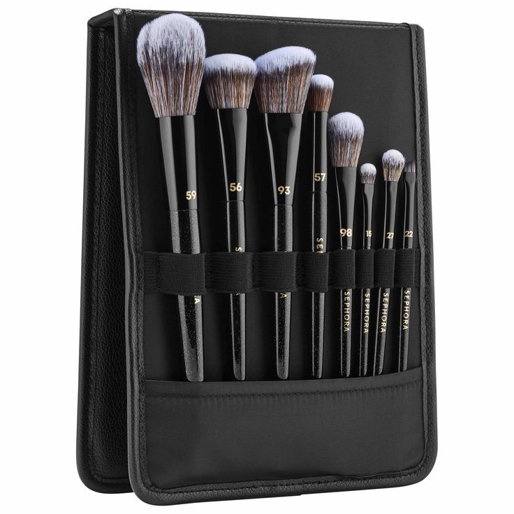 PRO 8 Piece Brush Set - SEPHORA COLLECTION | Sephora Sephora Collection, Powder Brush, Silver Glitter, Brush Set, Sephora, Glitter, Beauty, Brush Sets