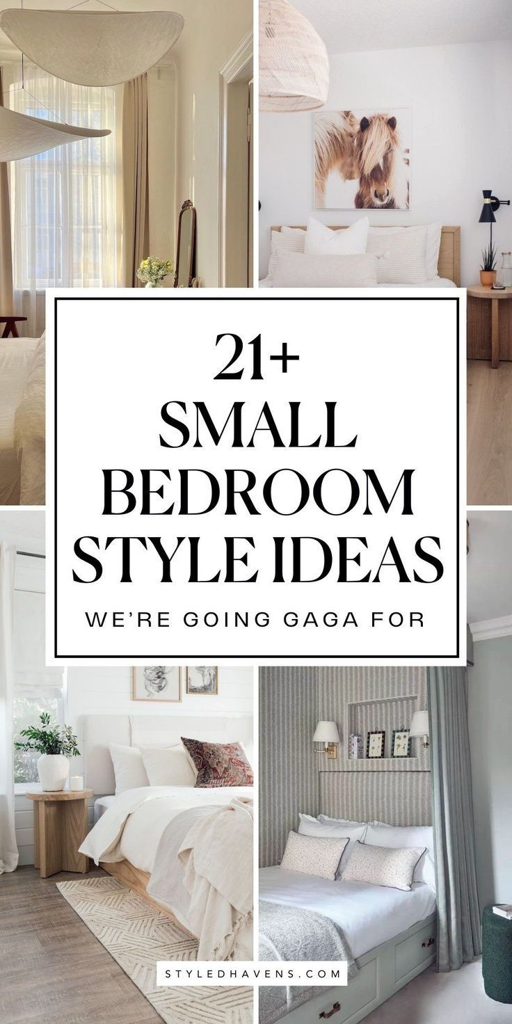 small bedroom style ideas that are going to be great for the homeowner in your life