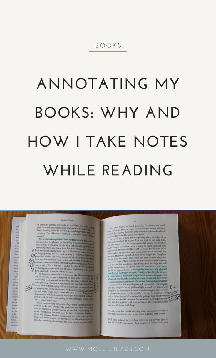 an open book with the title annotating my books why and how i take notes while reading