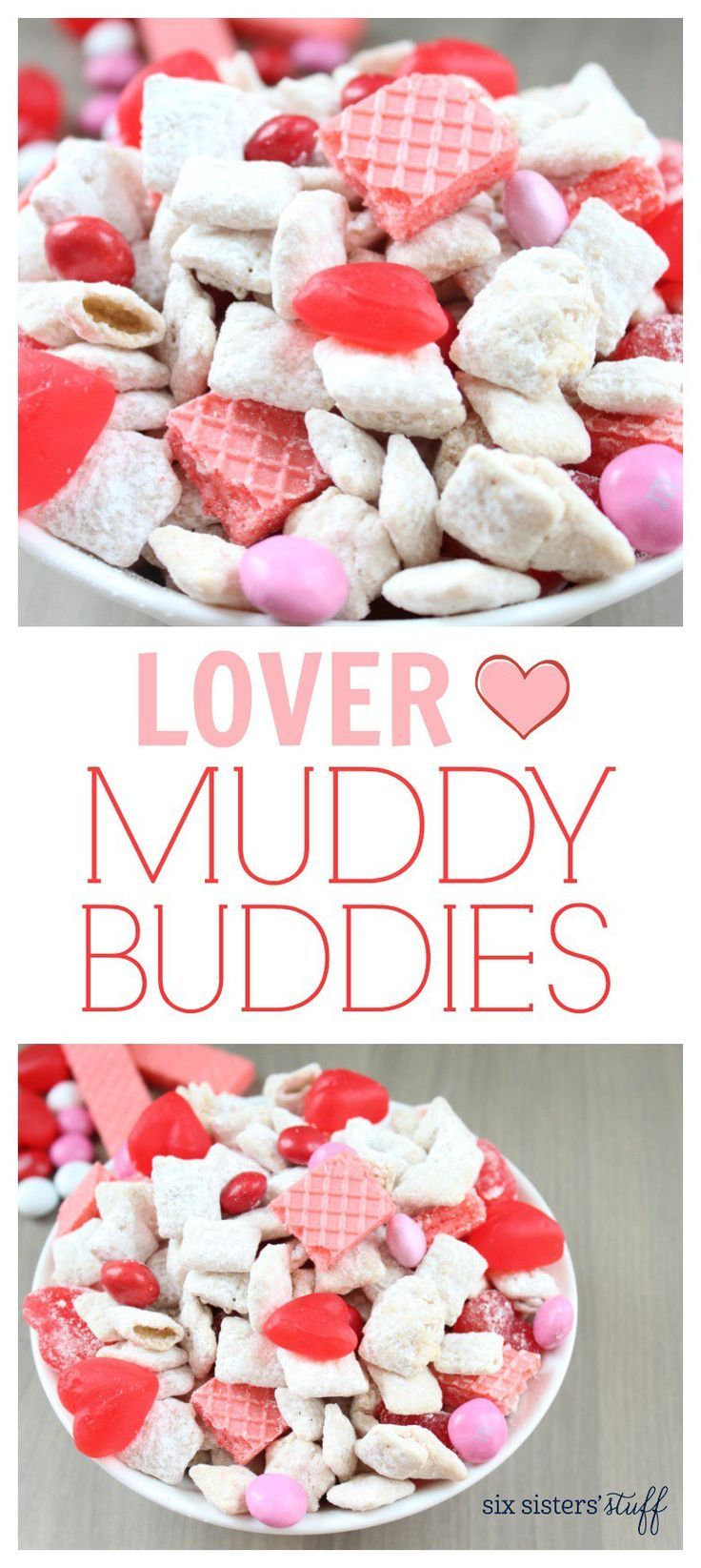 valentine's day treat made with marshmallows and candy hearts for the kids to eat