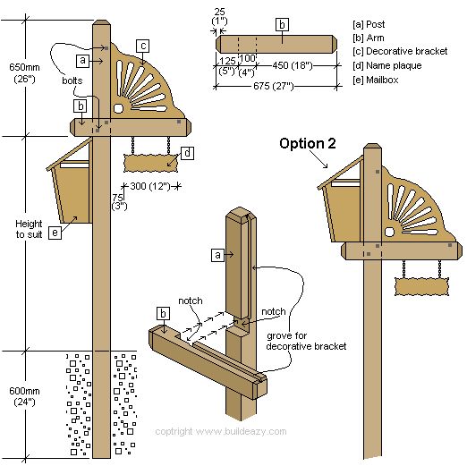 the plans for a bird house are shown