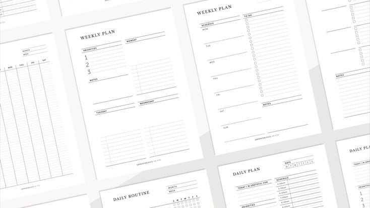 Em Printables Co I Printable Planner