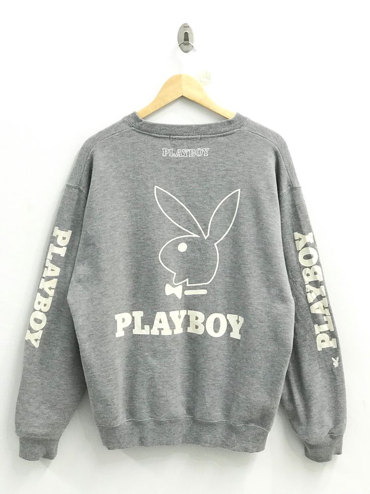 Playboy Outfits, Playboy Clothes, Playboy Hoodie, Sweat Vintage, Streetwear Mode, Sweatshirt Outfit, Cute Sweatshirts, Vintage Hoodies, Logo Sweatshirt