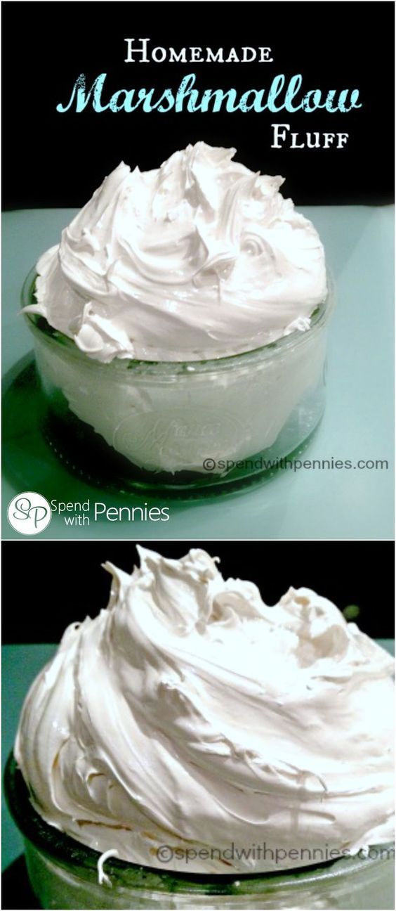 two pictures of whipped cream on top of each other