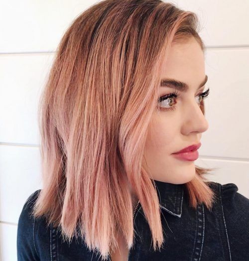 71 Rose Gold Hair Ideas That Will Change Your Life Rose Gold Hair Balayage, Rose Gold Hair Color, Gold Hair Color, Hair Color 2017, Trendy We Fryzurach, Gold Hair Colors, Hair Color Rose Gold, Fresh Hair, Rose Gold Hair