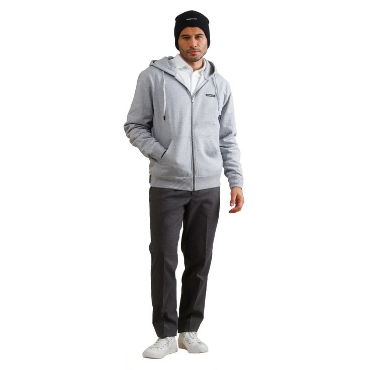 You will love everything about the Members Only Sweatshirts collection. Full Zip Hooded Sweatshirt is made of the perfect blend of cotton and polyester fabric and comes in handy on the cooler days of the year. The adjustable hood comes with full zipper closure. This product also fancies a hood and 2 kangaroo front pockets. Pair it with Jeans, casual trousers, chino, and sneakers for a perfect casual or retro party look. Heather Grey Cotton Hoodie With Pockets, Cotton Sweats With Adjustable Hood For Fall, Relaxed Fit Cotton Hooded Jacket With Ribbed Cuffs, Relaxed Fit Cotton Hoodie For Outdoor, Everyday Cotton Hooded Jacket With Ribbed Cuffs, Cotton Outerwear With Kangaroo Pocket For Everyday, Urban Style Fleece Sweats With Adjustable Hood, Cotton Hoodie Sweatshirt With Fleece Lining, Gray Cotton Outerwear With Ribbed Cuffs