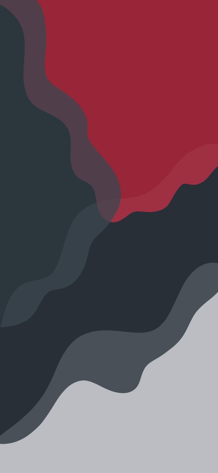 an abstract background with red and grey shapes on the bottom right corner, in shades of gray and red