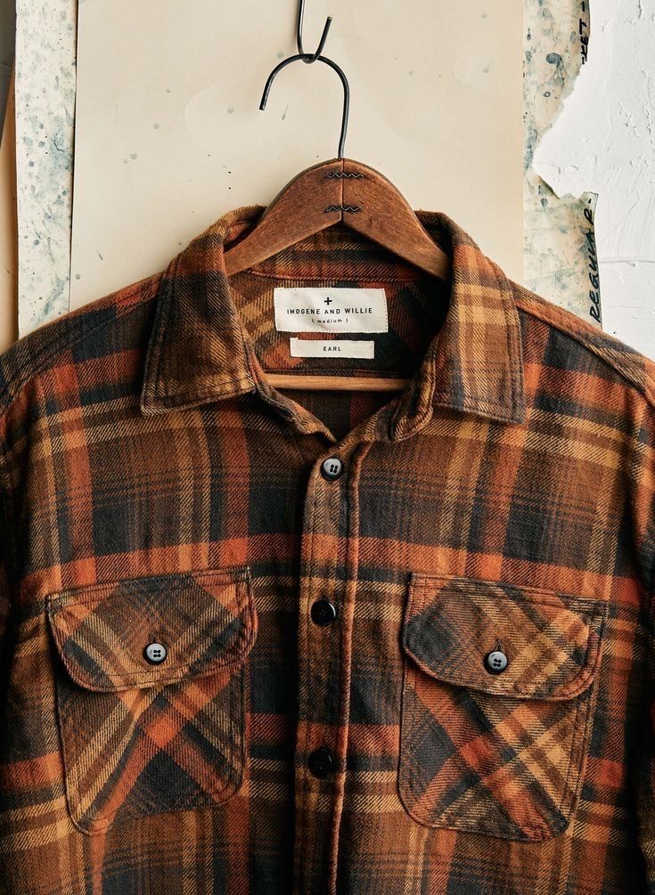 Flannel Aesthetic, Imogene Willie, The Perfect Jeans, Concept Clothing, Plaid Shirts, Mens Casual Dress Outfits, Rugged Style, Mens Fashion Casual Outfits, Stylish Mens Outfits