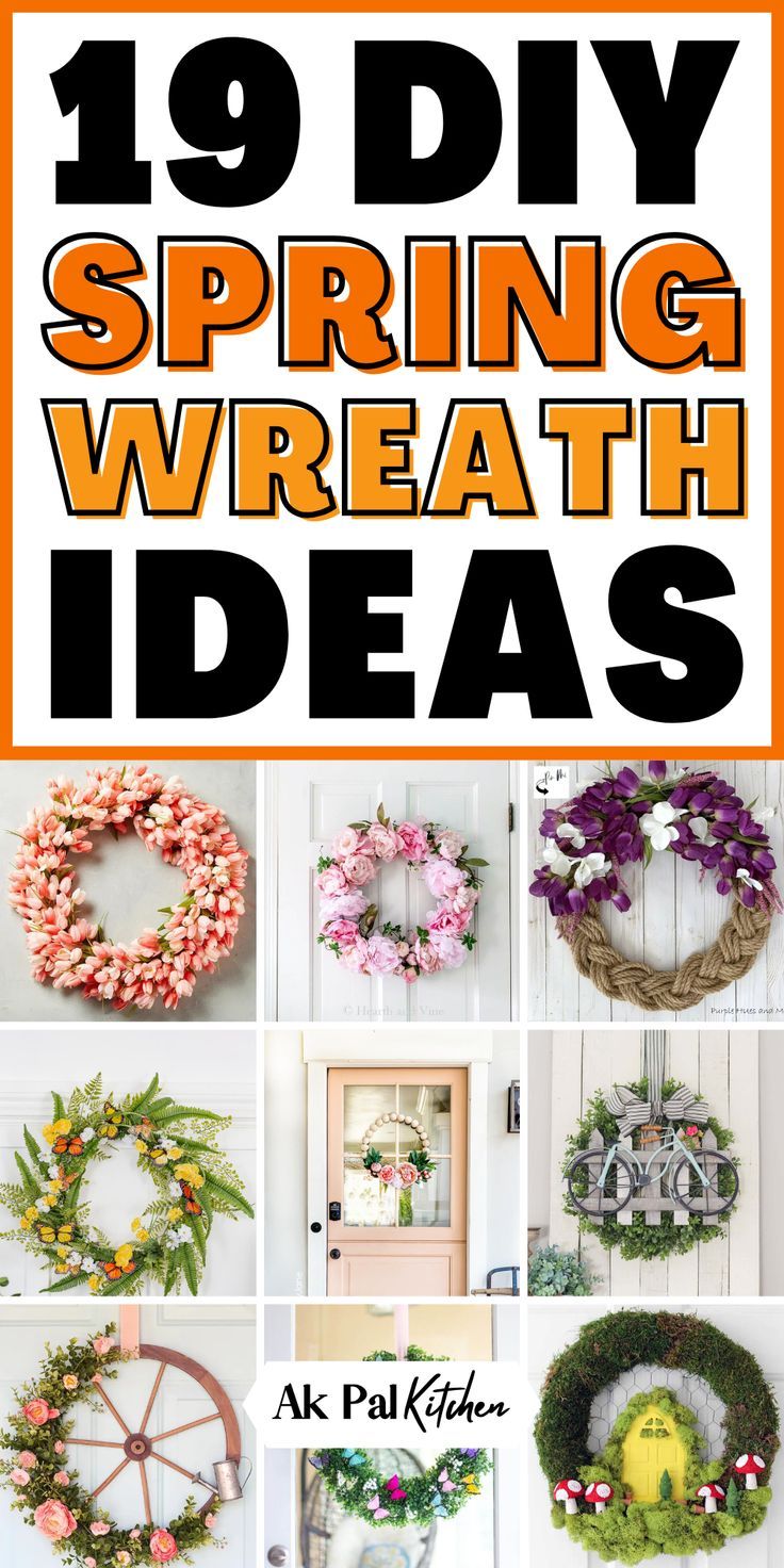 Welcome the new season with a Spring Wreath that brightens your front door instantly. There are endless ways to celebrate spring's arrival, from a floral spring wreath to a charming rustic spring wreath and modern spring wreaths. Try Grapevine Wreath Ideas or add Pastel Wreath Decorations for a soft, seasonal look. Consider Easter Wreath Designs or a Spring Burlap Wreath finished with ribbon. These easy, DIY spring wreaths for the front door are perfect DIY spring crafts for adults to make. Wreath Decorating Ideas, Pastel Wreath, Spring Burlap Wreath, Make Your Own Wreath, Diy Spring Crafts, Diy Spring Wreath, Evergreen Wreath, Spring Wreaths, Diy Spring