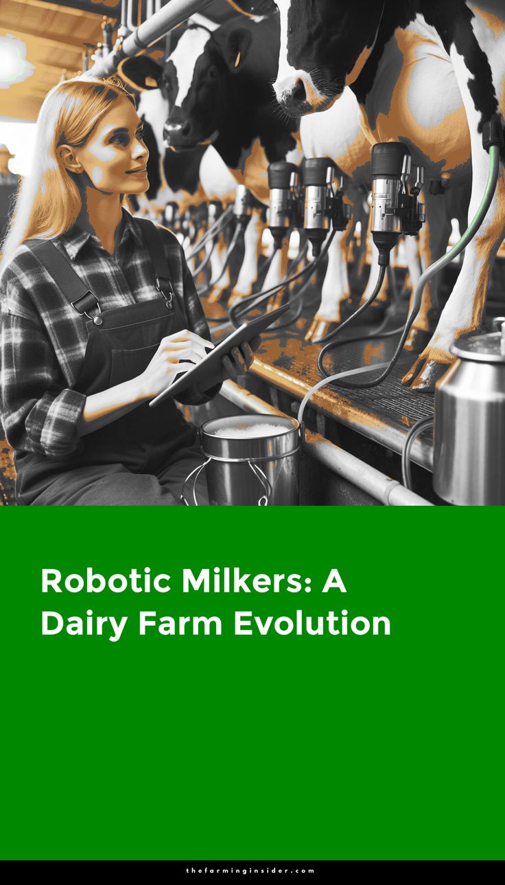 robotic milkers a dairy farm evolution book cover with cow in the background and text