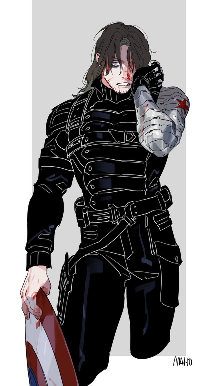 an anime character holding a knife in his right hand and wearing a black outfit with red accents