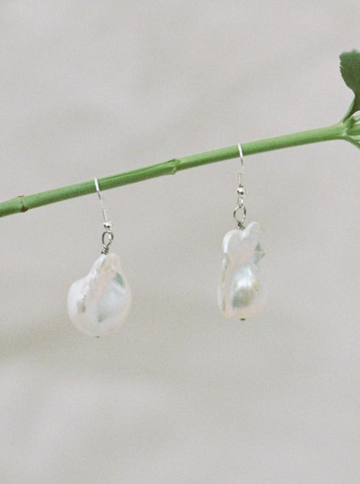 Baroque Pearl Earrings Delicate Baroque Pearl Earrings With Pearl Charm, Baroque Pearl Teardrop Earrings With Pearl Chain, Teardrop Baroque Pearl Earrings With Pearl Charm, Teardrop Baroque Pearl Chain Earrings, Single Baroque Pearl Teardrop Earring, Teardrop Baroque Pearl Earrings For Everyday, Single Teardrop Baroque Pearl Earring, Handmade Baroque Pearl Teardrop Earrings, Handmade Teardrop Baroque Pearl Earrings