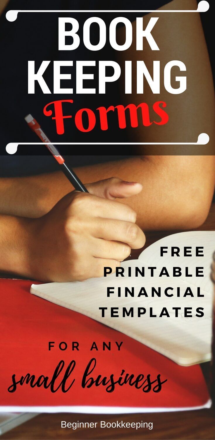 book keeping forms free printable financial templates for any small business by beginner bookkeeper