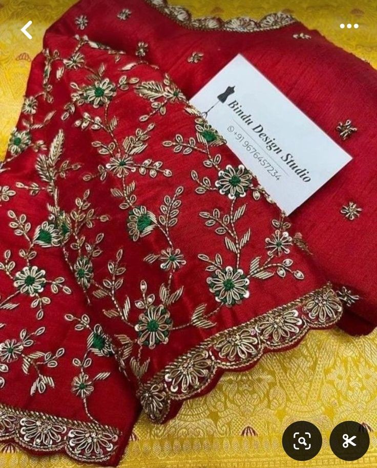 Red Blouse Design, Magam Work Designs, Latest Blouse Neck Designs, Latest Bridal Blouse Designs, Simple Hand Embroidery Patterns, Latest Blouse Designs Pattern, Maggam Work Designs, Latest Model Blouse Designs, Kids Blouse Designs