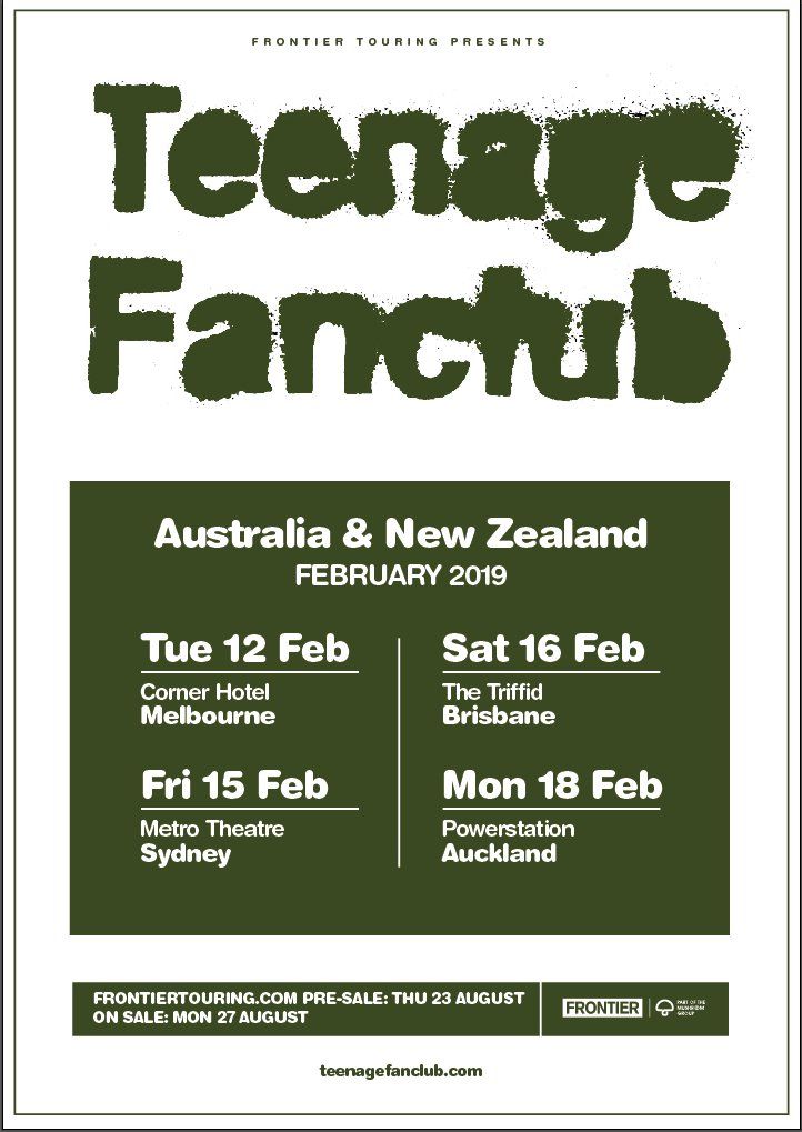 the poster for teenage fan club