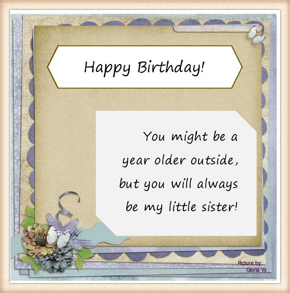 a happy birthday card with an image of a flower