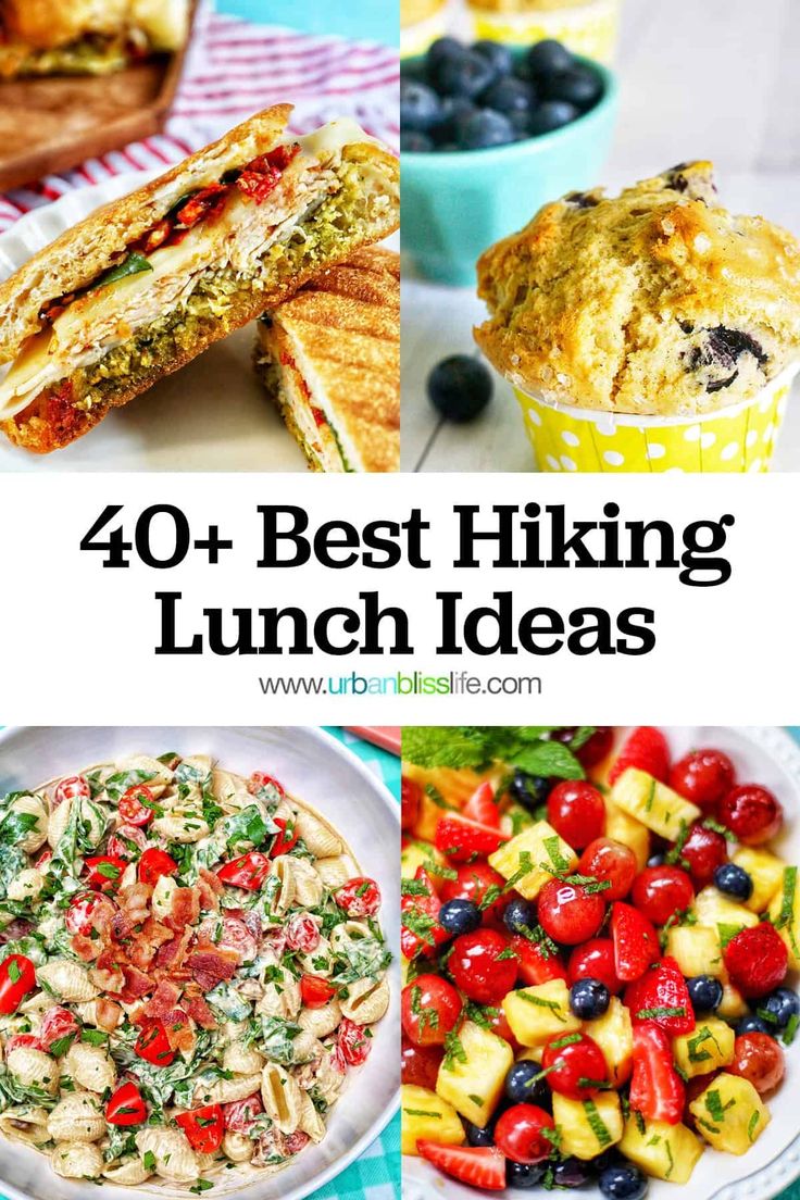 the top 10 best hiking lunch ideas