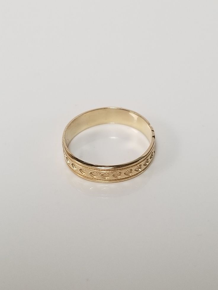 "Thanks for shopping our vintage estate store. We tend to sell well below wholesale and truly hope you enjoy all of our items. Many of the items are one of a kind, so please enjoy scrolling through the pictures and hopefully something will catch your eye. Black spots are from the camera or reflections. New made to order 14k yellow gold baby or midi heart to heart ring. Toe Ring size: please select a size Band width: 3mm 1/4\" Weight: .75 gram Weight: 1.10 grams size 4 Sweet toe ring. Marked 14k Heirloom 14k Gold Bands For Gift, Heirloom 14k Gold Band As Gift, Heirloom 14k Gold Band Gift, Vintage Jewelry With Decorative Band As Gift, Vintage Jewelry With Decorative Band For Gift, Vintage Gold Bands For Anniversary, Vintage Jewelry With Decorative Band For Anniversary, Vintage Jewelry With Decorative Round Band, Round 14k Stamped Bands As Gift