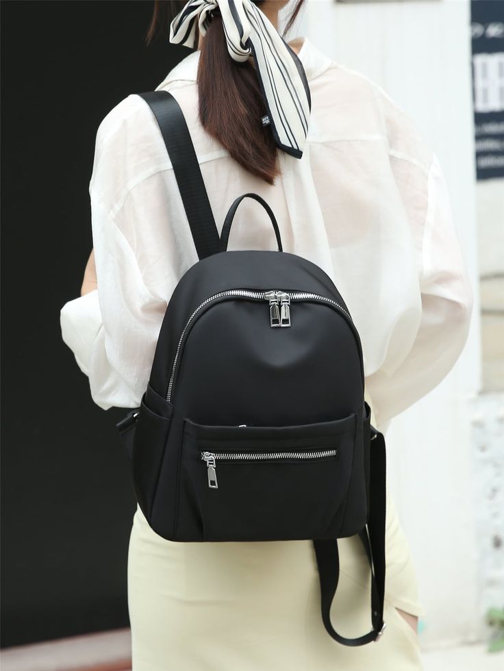 Bag Black School, Elegant Backpack, Fancy Clutch Purse, Elegant Backpacks, Black School Bags, Spring Purses, Small Backpack Purse, Small Leather Backpack, Big Backpacks