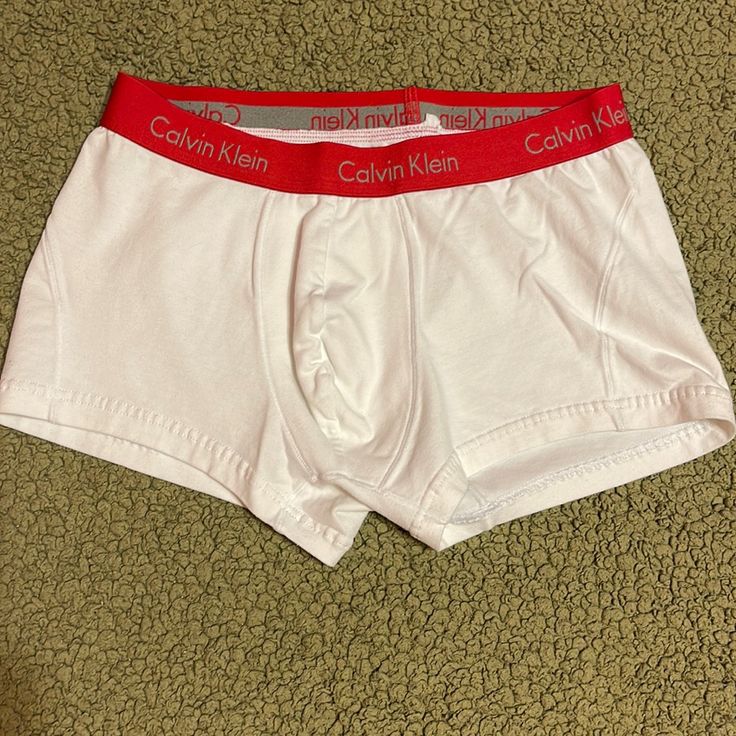 Never Worn But Washed. White Fitted Boxer Briefs For Loungewear, White Cotton Boxer Briefs For Loungewear, Fitted White Boxer Briefs For Loungewear, White Loungewear Boxer Briefs, Casual White Cotton Boxer Briefs, Red Cotton Boxer Briefs For Sports, Red Cotton Sports Boxer Briefs, Red Fitted Cotton Boxer Briefs, Casual White Boxer Briefs For Sports