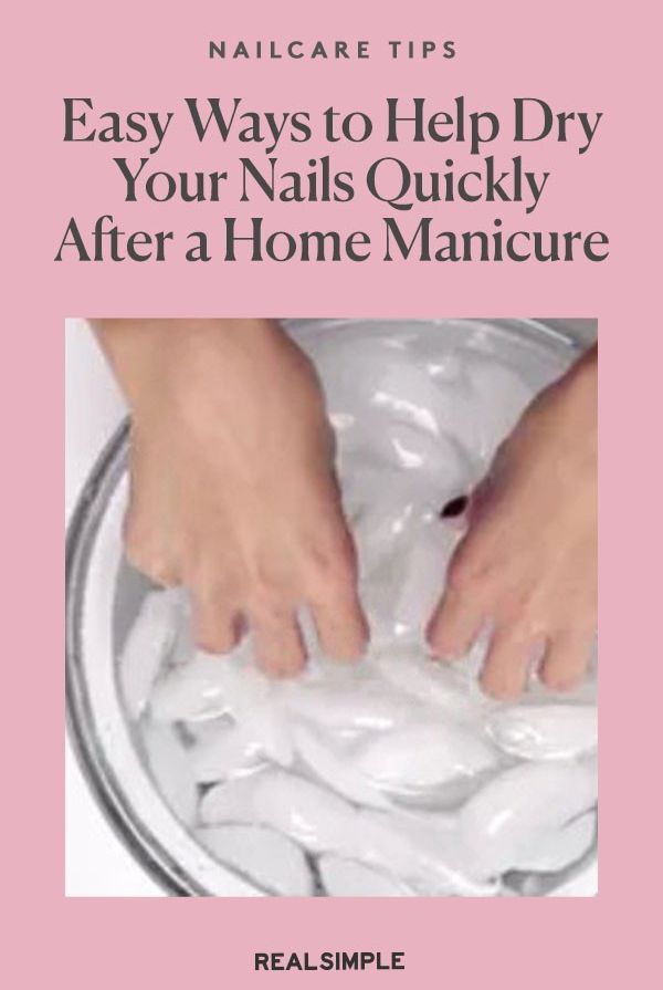 Nail Polish Dry Faster, Fast Drying Nail Polish, Nail Care Diy, At Home Manicure, Dry Nails Fast, Fast Nail, Quick Dry Nail Polish, Nail Polish Hacks, Home Manicure