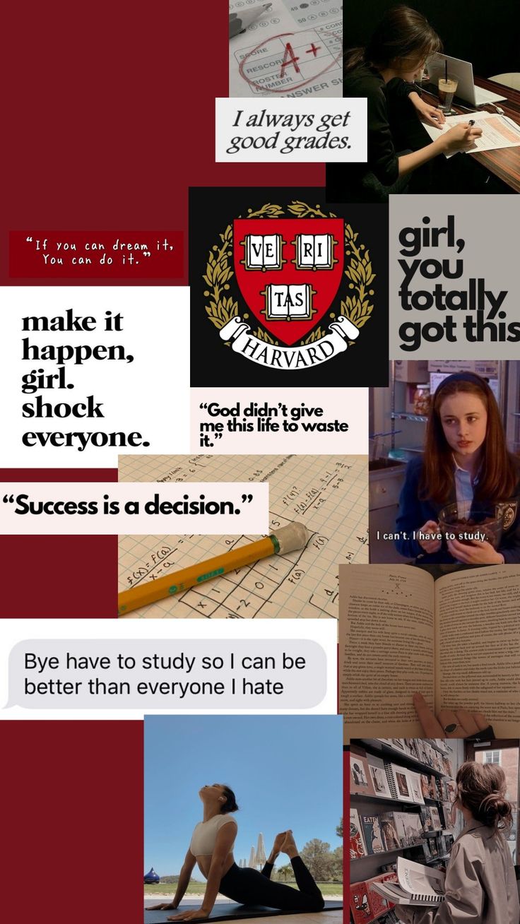 Gilmore girls wallpaper, Harvard wallpaper Girls you got this. Make it happen.Success Quotes. Gilmore Girls study motivation. Harvard Motivation. Good grades. study hard . Millionaire Harvard University Quotes, Harvard Student Motivation, Yale Quotes, Harvard University Vision Board, You Got Into Harvard Law, Rory Gilmore Harvard Board, Study Motivation Aesthetic Pictures, I Don't Need Backups I'm Going To Harvard, Good Grades Wallpaper Aesthetic