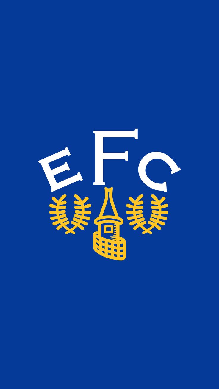 the efc logo on a blue background