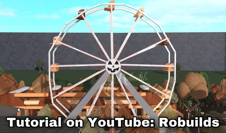 an animated ferris wheel with text overlaying it