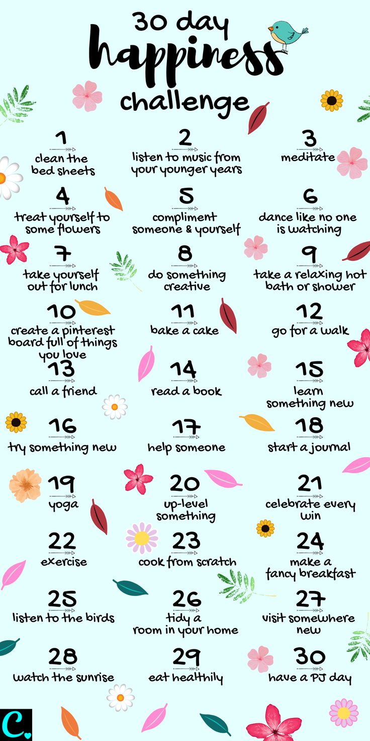 30 Day Happiness Challenge, Diy Coat, Happiness Challenge, What To Do When Bored, How To Be Happy, Vie Motivation, Things To Do When Bored, 30 Day Challenge, Self Care Activities