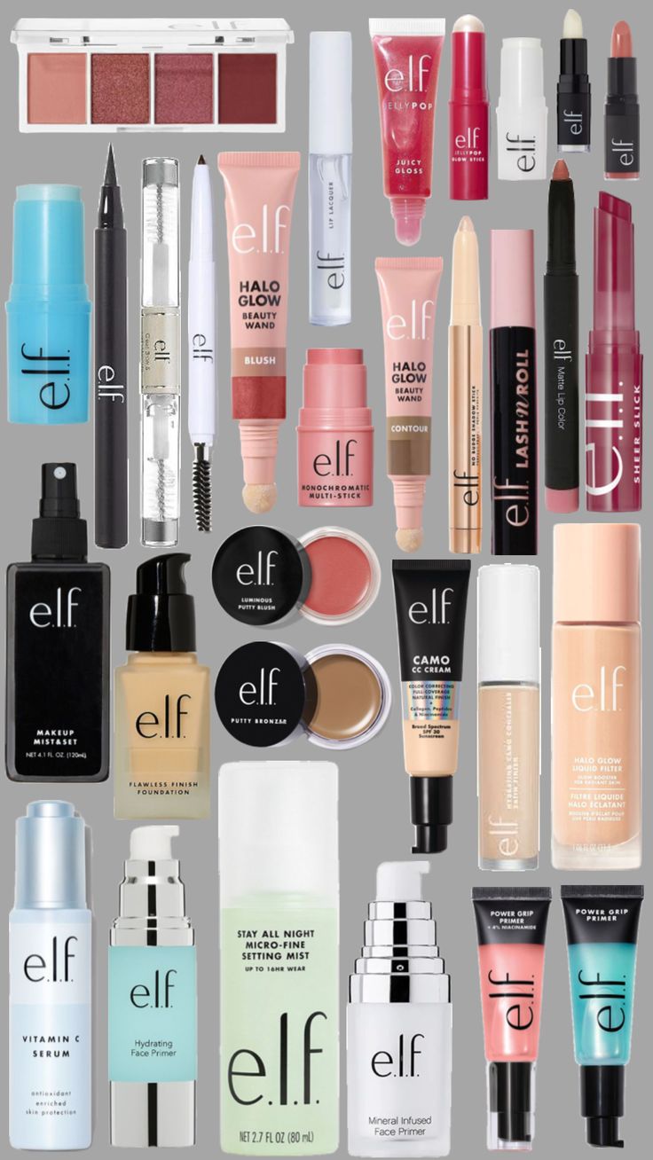 #elf #elfcosmetics #makeup #beauty Christmas List Ideas Makeup, Makeup For Christmas List, Makeup Products Elf, Makeup To Ask For Christmas, Makeup Christmas List, Elf Makeup Routine, Elf Aesthetic Makeup, Elf Makeup Aesthetic, Bronzer Elf