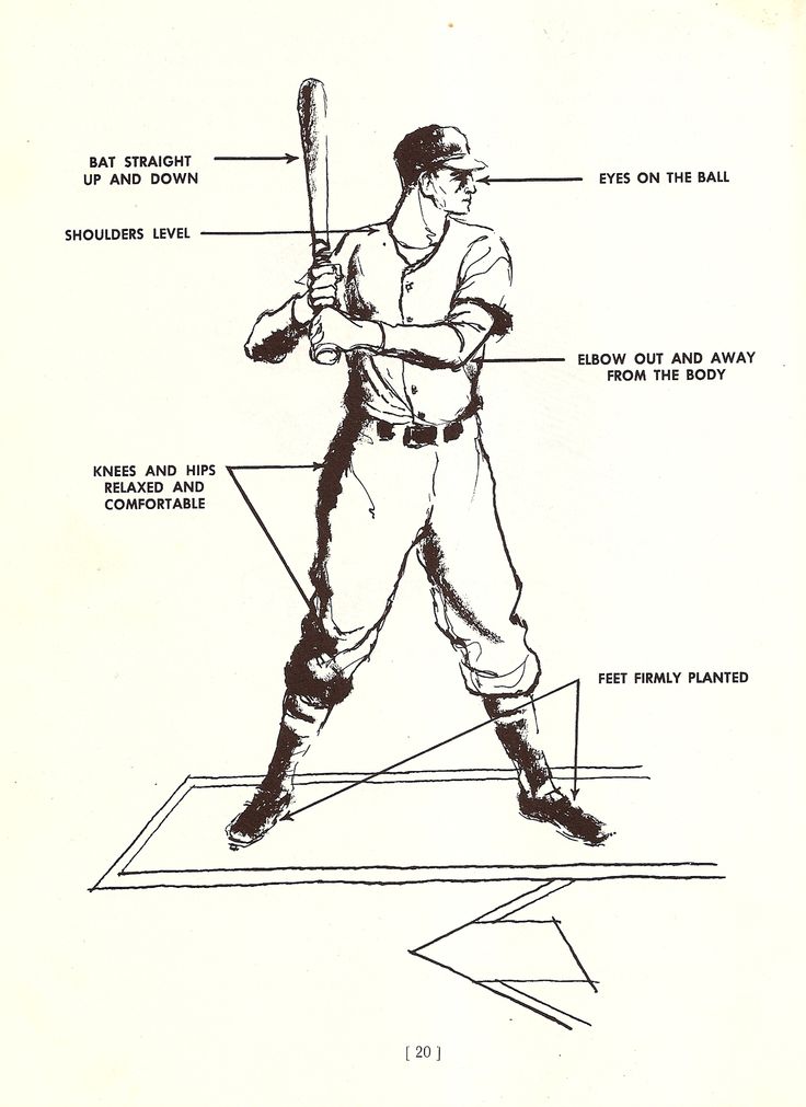 a drawing of a baseball player holding a bat