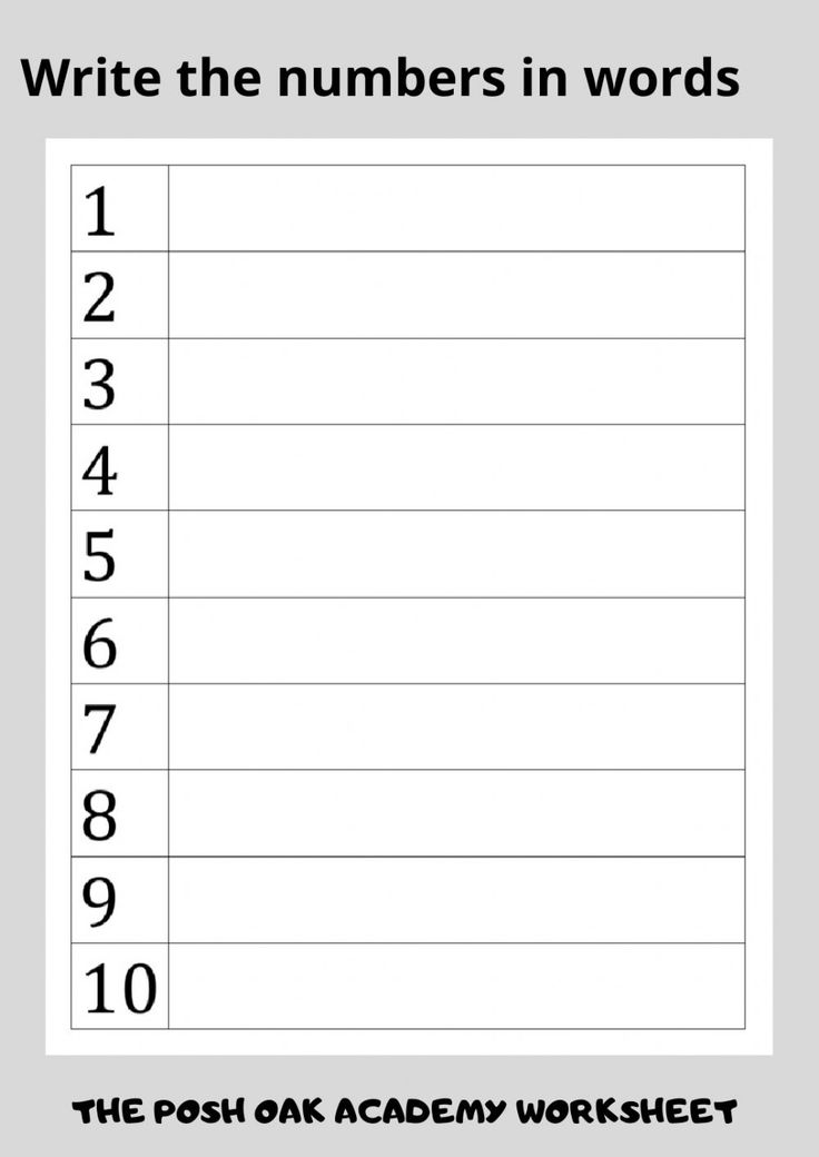 the printable worksheet for writing numbers in two columns and three columns