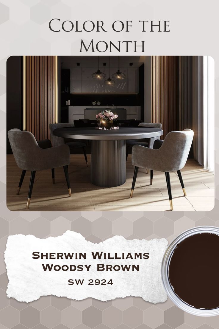 the color of the month sheryln williams woodsy brown