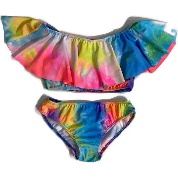 RUFFLE FRONT TWO PIECE BATHING SUIT-This bikini can be worn on any vacation or hot summer day! Slip this comfortable swimsuit on your little one and be confident that they'll look & feel great PREMIUM MATERIAL - This bikini is made with 85% nylon and 15% lycra. You are getting top quality material when purchasing this swimsuit. It's super soft and stretchy CLASSIC FIT - It is extremely comfortable, stretchy, lightweight to form and fit to any body shape! Our swimsuits are unique in that its ligh Playful Ruffled Swimwear For Summer, Summer Beachwear Tankini For Playwear, Playful Pink Ruffled Swimwear, Summer Swimwear With Ruffles, Beach Season Ruffled Swimwear, Playful Pink Tankini For Beach Party, Playful Ruffled Tankini For The Pool, Playful Ruffled Tankini For The Beach, Playful Ruffled Tankini For Pool