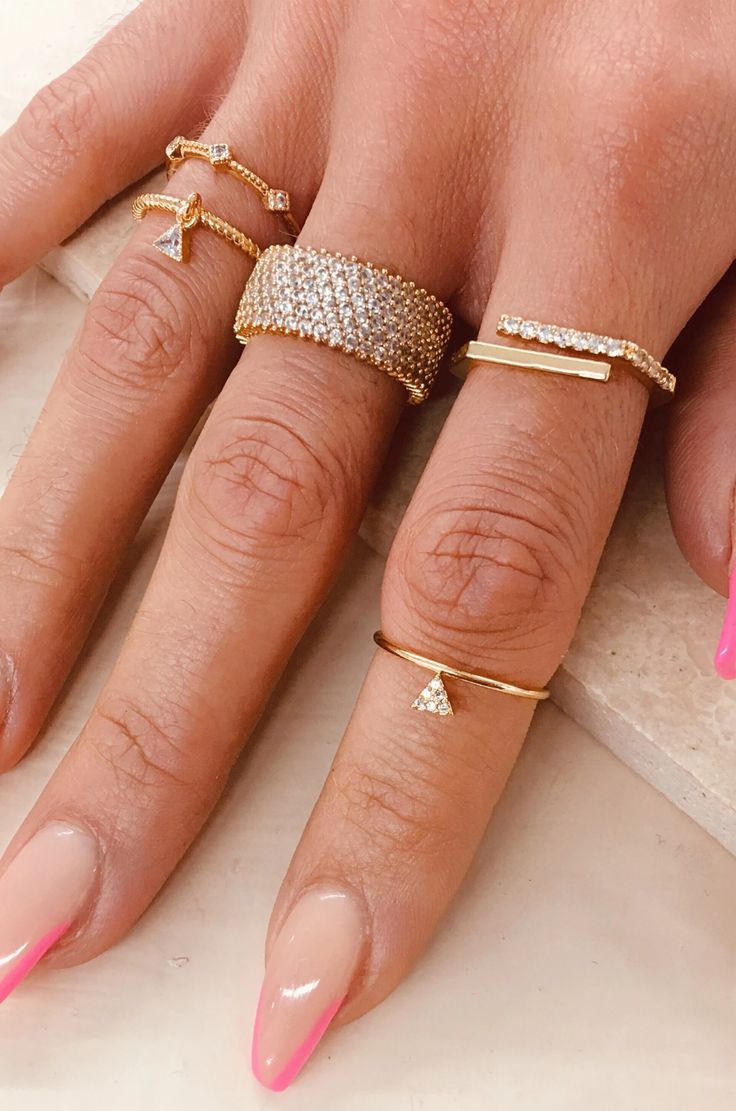 18k Gold Plated & Crystal Thick Band Ring – Ettika Ruby Wedding Band, Harry Styles Nails, Crystal Hoop Earrings, Hand Jewelry, Plated Ring, Gold Plated Rings, Girly Jewelry, Jewelry Inspo, Dainty Ring