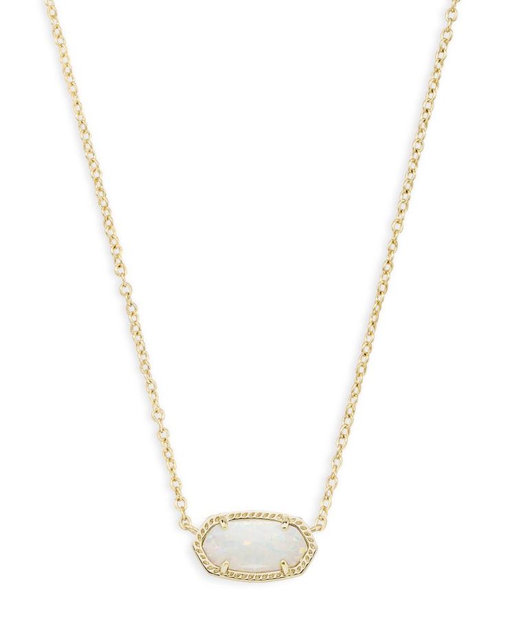 Kendra Scott Necklace Gold And White, White Opal Kendra Scott Necklace, Kendra Scott Collection, Every Jewels Necklaces, Kendra Scott Necklace Aesthetic, Mass Gifts, 2025 Wishlist, Beautiful Gold Pendants, 2024 List