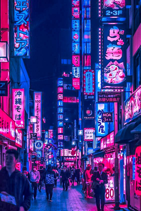 Ville Cyberpunk, Neon Cyberpunk, Neo Tokyo, Tokyo Night, Neon Backgrounds, New Retro Wave, Neon Nights, Cyberpunk Aesthetic, Cyberpunk City