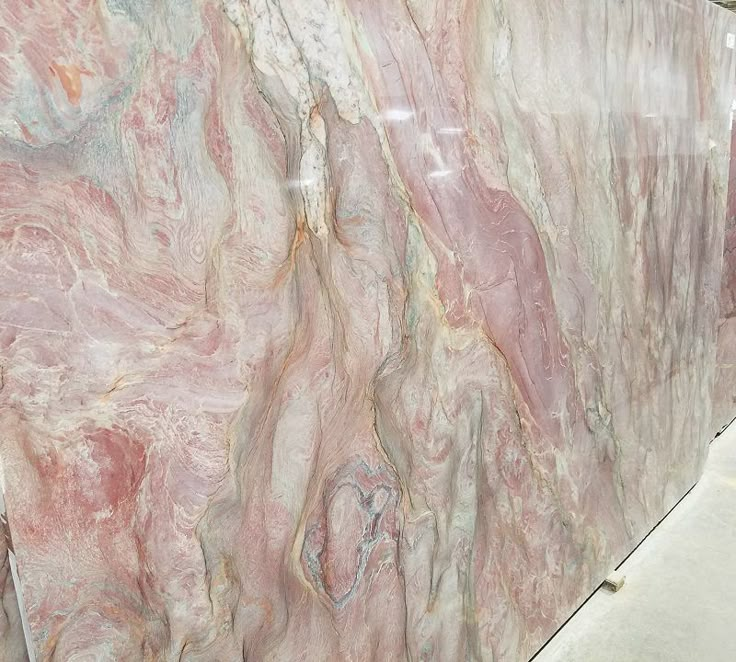 pink marble counter tops in a store